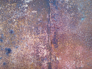 Rusty metal.