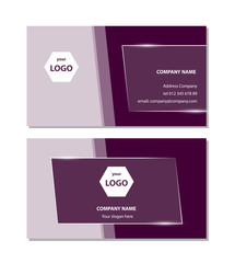 Elegant Business card vector