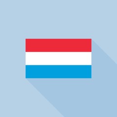 Netherlands flag , flat design vector with official proportion