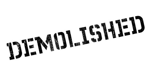 Demolished rubber stamp. Grunge design with dust scratches. Effects can be easily removed for a clean, crisp look. Color is easily changed.