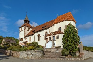 Fototapeta na wymiar Saint Sebastien chapel, Dambach-la-Ville, Alsace