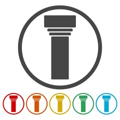 Vector Column icon set 
