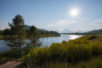 Fototapeta na wymiar Snake River in Wyoming 