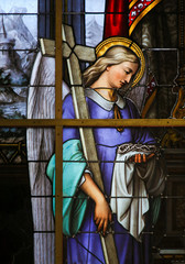 Stained Glass - Allegory on the Suffering of Jesus