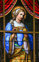 Fototapeta na wymiar Stained Glass - Mary Magdalene