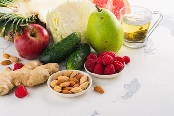 Healthy food for burning fat