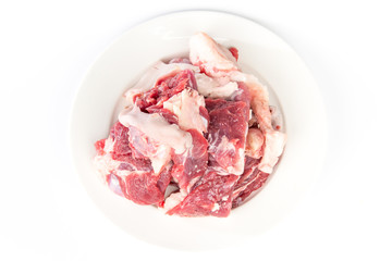 Raw lamb