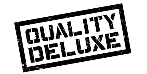 Quality Deluxe rubber stamp