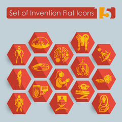 Set of invention icons