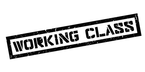 Working Class rubber stamp