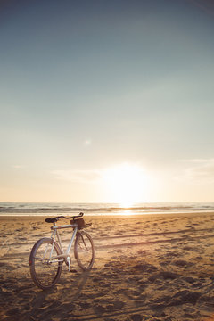 Bike On Beach