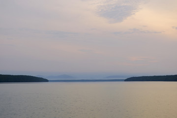 Fototapeta premium moring time view of Bankanyai island, Thailand