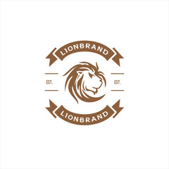 Lion logo vintage