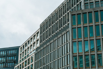 Obraz premium modern architectured office buildings with small windows