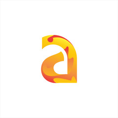 Vector A letter logo template