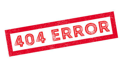 404 error rubber stamp