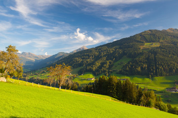 Fototapeta na wymiar The alpine village of Alpbach and the Alpbachtal, Austria.