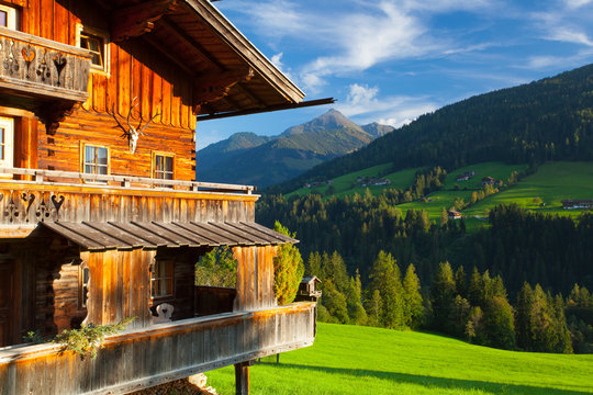 The alpine village of Alpbach and the Alpbachtal, Austria.