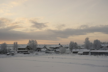 Северная деревня в России. © Natali Arkhangelsk