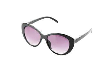 Black sunglasses isolated on a white background