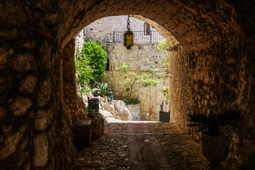 underpass in Eze, South France