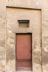 old door in Siena, Italy