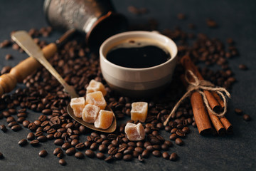 coffee beans on the table