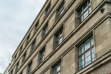Fototapeta na wymiar historical office building with stone facade
