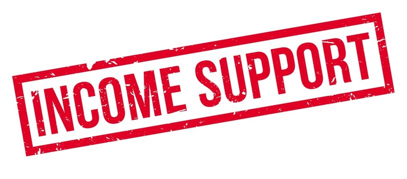 Income Support Rubber Stamp