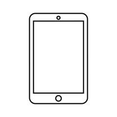 Mobile smartphone technology icon vector illustration graphic design