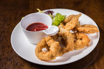 Deep Fried Calamari Rings