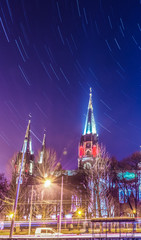 Fototapeta premium Neo Gothic style cathedral