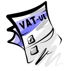 VAT-UE / formularz podatkowy - obrazy, fototapety, plakaty