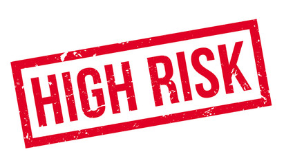High Risk rubber stamp