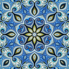 Abstract fractal background computer-generated image