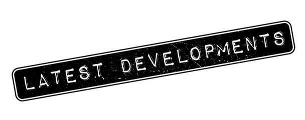 Fototapeta premium Latest Developments rubber stamp