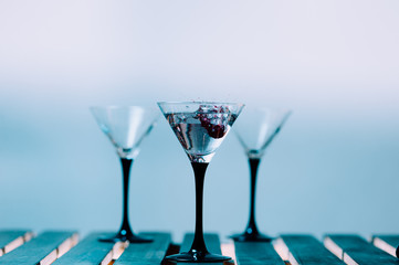 colourful cocktail with splashes