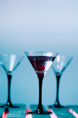 colourful cocktail with splashes
