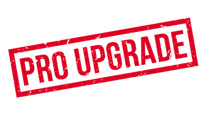 Pro Upgrade rubber stamp