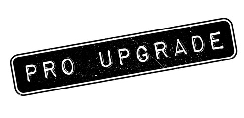 Pro Upgrade rubber stamp