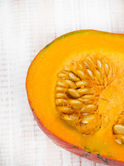 closeup of a pumpkin