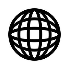 Global sphere symbol icon vector illustration graphic design