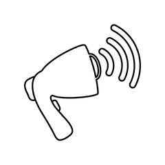 Bullhorn speaker symbol icon vector illustration graphic design