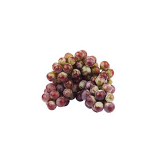 Bunch of raw violet grapes, isolated