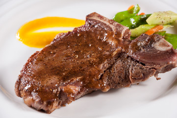 Grilled t-bone steak