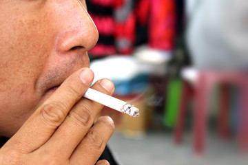 man are smoking
