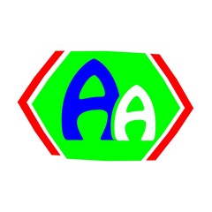 letter AA logo icon