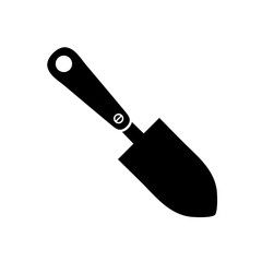 Trowel gardening tool icon vector illustration graphic design