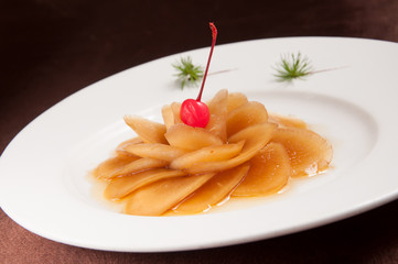 The peony of pickled radish