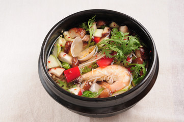 Korean soybean paste stew